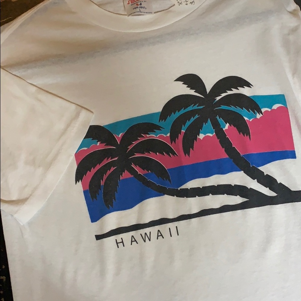 Vintage single stitch 80’s t-shirt mens Large